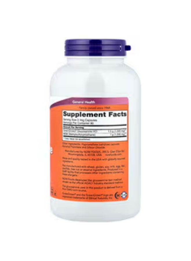 now Dietary supplement. Plant-based glucosamine and methylsulfonylmethane, 240 vegetarian capsules - Image 2